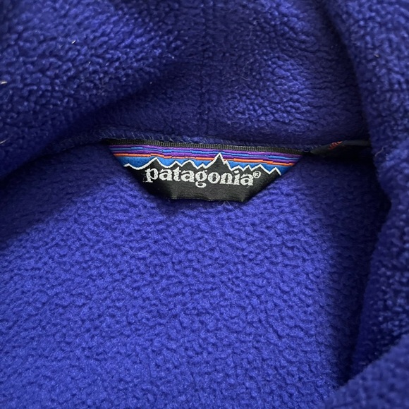 Vintage Patagonia Made in USA Fleece Bomber fit Full Zip Jacket - Picture 4 of 10